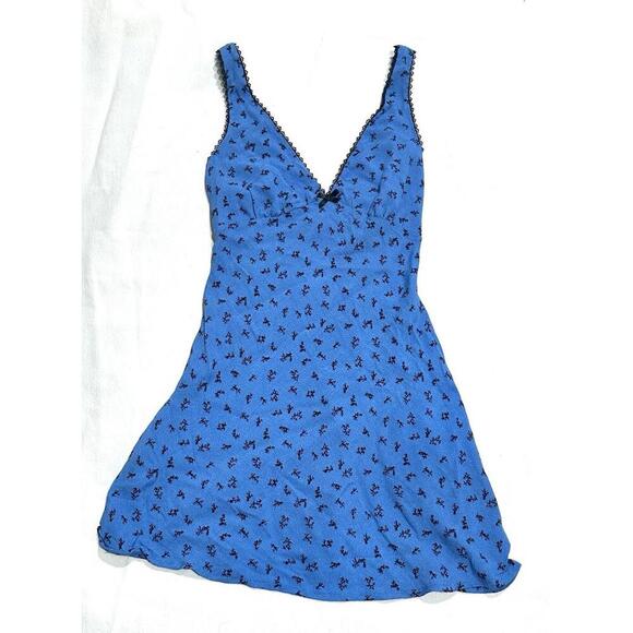 Wild Fable Blue Flower Short Slip Dress Size XXS - Picture 4 of 11